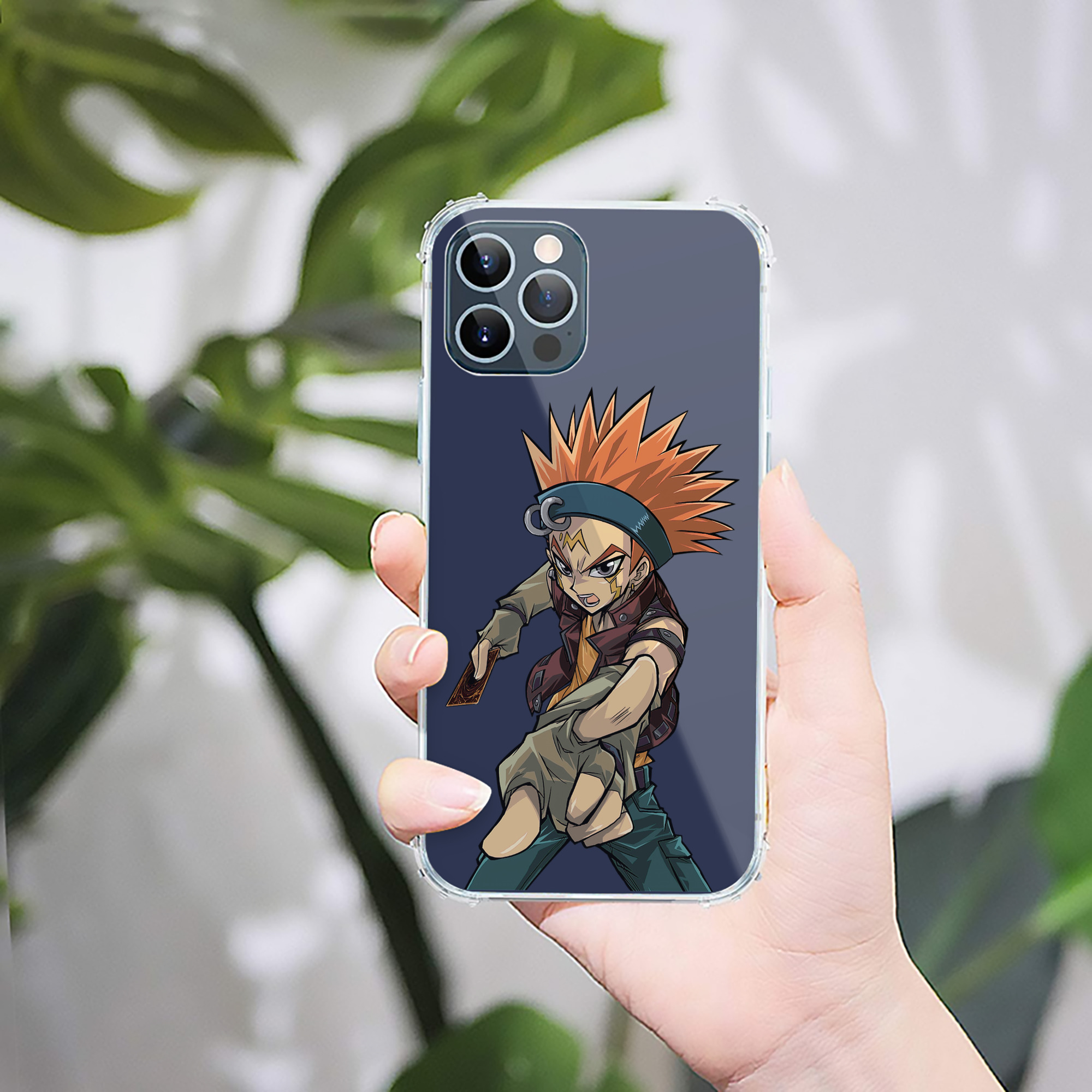 （画像用） 遊☆戯☆王 Yu-Gi-Oh! 【iPhone 12シリーズ対応】透明スマホケース（クリアソフトケース）